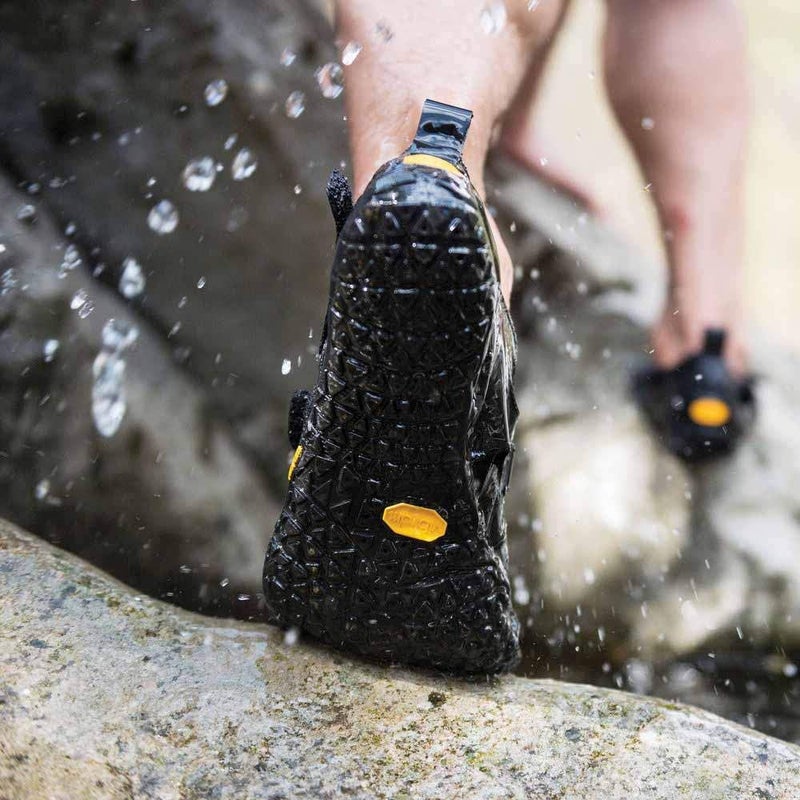 Vibram Men's FiveFingers V-Aqua | Barefoot Amphibious Water Shoes for Trekking & Wet Expeditions, Black, 48 EU / 12.5-13 US - Image 2